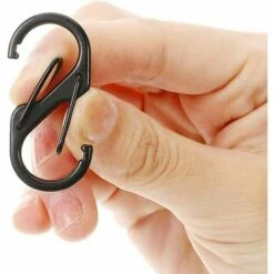 LONGZIMING Mousqueton S Mousqueton En Acier Inoxydable Petit Mousqueton Pour Les Voyages Activités De Plein Air Randonnée Camping Pêche, 24 Pcs, 50 Mm -Equipement antichute Soldes 57058353 3