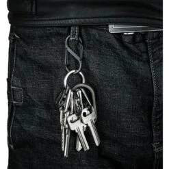 LONGZIMING Mousqueton S Mousqueton En Acier Inoxydable Petit Mousqueton Pour Les Voyages Activités De Plein Air Randonnée Camping Pêche, 24 Pcs, 50 Mm -Equipement antichute Soldes 57058353 5