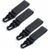 GUAZHUNIFR 4 Pièces Pince Mousqueton Tactique D'équipement Porte-clés Boucle De Ceinture Avec Porte Clé,Mousqueton Sac à Dos Boucle Pour Camping Randonnée Activité De Plein Air(Noir).Gu.B/bon -Equipement antichute Soldes 57120242 1