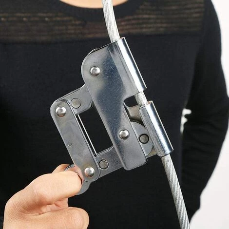 MACARON Descendeur D'escalade, Pince De Descente D'arrêt Auto-freinant Équipement Anti-Chute Anti-Chute Pour L'escalade, Fonctionnement à Haute Altitude, Protection Technique LO-Ron 7 MACARON Descendeur D'escalade, Pince De Descente D'arrêt Auto-freinant Équipement Anti-Chute Anti-Chute Pour L'escalade, Fonctionnement à Haute Altitude, Protection Technique LO-Ron – Image 5