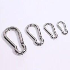 DECKON Mousqueton De Fixation Pour Charges Lourdes, Sports, Chiens De Serrure, Hamac Balançoire, En Acier Inoxydable 304, 6mm Épaisseur -Equipement antichute Soldes 57178859 5