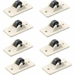 IRISFR Mini De Roulettes, 8 Pièces Plastique Roulettes, Roues De Rouleau, Beige, Pour Bricolage Boîte Jouet Voiture Tissu Boîte De Rangement Conteneur Petits Meubles(1.9 * 0.9 * 0.7inch),Lilaris