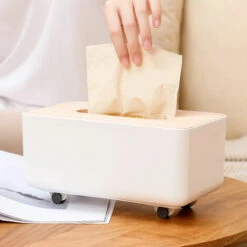 IRISFR Lot De 4 Roulettes Adhésives Pour Meubles - 2 X 3 Cm - Maximum 8 Kg - Pour Petits Meubles - Blanc，Lilaris -Equipement antichute Soldes 57370910 4