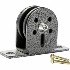 FLYME Poulie Fixe Silencieuse - Bloc Poulie Simple En Acier Inoxydable, Roulement En Nylon Poulie Charge 300 Kg Pour Maison, Salle De Sport