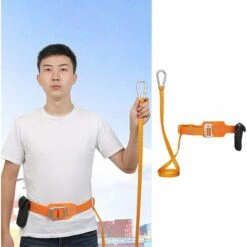 MACARON Ceinture De Travail De Sécurité - Ceinture Corporelle D'escalade Alpinisme De Roche - Harnais Antichute Équipement De Sécurité LO-Ron -Equipement antichute Soldes 57560127 3