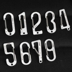 SUPERSELLER Outil De Poche En Acier Inoxydable Porte-clés Mousqueton Pour Sac à Dos Camping Randonnée Pêche - SK007Z -Equipement antichute Soldes 57567339 2