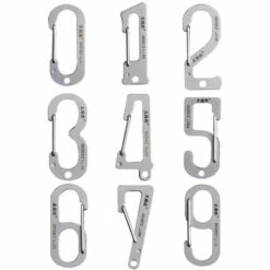 SUPERSELLER Outil De Poche En Acier Inoxydable Porte-clés Mousqueton Pour Sac à Dos Camping Randonnée Pêche - SK007Z -Equipement antichute Soldes 57567339 4