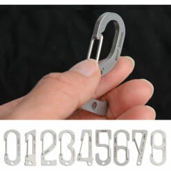 SUPERSELLER Outil De Poche En Acier Inoxydable Porte-clés Mousqueton Pour Sac à Dos Camping Randonnée Pêche - SK007Z -Equipement antichute Soldes 57567339 5