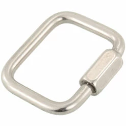 SUPERSELLER Boucle De Crochet De Suspension De Mousqueton De Verrouillage De Lien Rapide Carré D'acier Inoxydable Pour La Randonnée De Camping En Plein Air D'aile De Delta De Parapente , 1 - 1