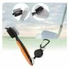 DENUOTOP Mousqueton Brosse Pour Club De Golf, Brosse De Golf 3 En 1 Nettoyant De Golf Brosse De Golf Multifonctionnelle Cl