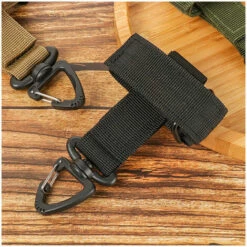 4 PCS Mousqueton De Ceinture, Sangle En Nylon Avec Porte-Clés Anti-Friction Boucle De Gilet Tactique Pour Plein Air, Camping, Randonnée Mousqueton LITZEE 11 4 PCS Mousqueton De Ceinture, Sangle En Nylon Avec Porte-Clés Anti-Friction Boucle De Gilet Tactique Pour Plein Air, Camping, Randonnée Mousqueton LITZEE -Equipement antichute Soldes 57658642 5