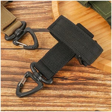 4 PCS Mousqueton De Ceinture, Sangle En Nylon Avec Porte-Clés Anti-Friction Boucle De Gilet Tactique Pour Plein Air, Camping, Randonnée Mousqueton LITZEE 7 4 PCS Mousqueton De Ceinture, Sangle En Nylon Avec Porte-Clés Anti-Friction Boucle De Gilet Tactique Pour Plein Air, Camping, Randonnée Mousqueton LITZEE – Image 5