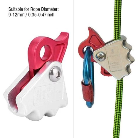 BEARSU Descendeur D'escalade - Dispositif De Verrouillage Automatique De Descendeur D'arrêt Automatique 15KN Stable Pour équipement D'escalade De Sauvetage De Corde De 9-12mm 5 BEARSU Descendeur D'escalade - Dispositif De Verrouillage Automatique De Descendeur D'arrêt Automatique 15KN Stable Pour équipement D'escalade De Sauvetage De Corde De 9-12mm – Image 3