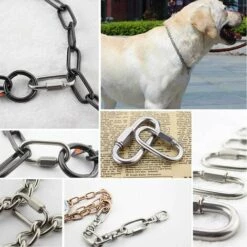 CADEAUX 4 Pièces Mousqueton En Acier Inoxydable Robuste, M8 304 Verrouillage Rapide à Vis, Quick Link Keychain Buckle Pour La Maison, Le Camping, L'escalade, La Randonnée, Les Voyages,500KG Capacité -Equipement antichute Soldes 57964057 4