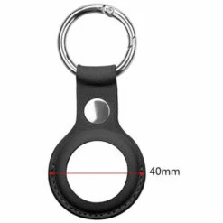 PERLE RARE Etui De Protection En Cuir PU Compatible Avec Le Nouvel Airtag 2021, Housse Anti-Rayures Avec Porte-clés Pour Animaux De Compagnie, Chiens, Portefeuilles Et Bagages.