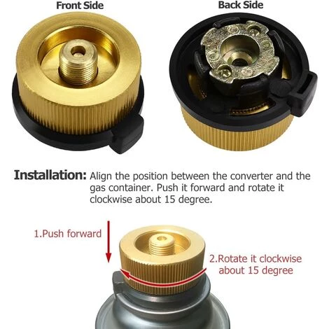 PERLE RARE Réchaud De Camping - Raccord Bouteille De Gaz - Adaptateur De Transfert - Buses De Gaz - Adaptateur Pour Bouteille De Gaz Pour Brûleur De Camping 6 PERLE RARE Réchaud De Camping - Raccord Bouteille De Gaz - Adaptateur De Transfert - Buses De Gaz - Adaptateur Pour Bouteille De Gaz Pour Brûleur De Camping – Image 4