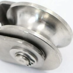 ENLENK Poulie Simple Poulie Pour Câble 40MM Acier Inoxydable, Poulie De Levage, Poulie Escalade Poulie Rouleau De Chargement, Poulie De Levage Capacité 30kg - 1 Pièce Argent -Equipement antichute Soldes 58079125 4