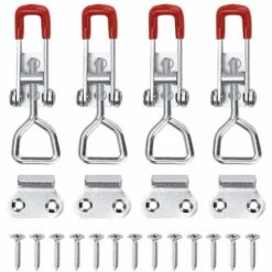 Kueatily 100pcs Clip En Métal Porte-clés Mousqueton Porte-clés Fermoir Alliage Homard Griffe Polissage Porte-clés Crochets Griffe Fermoir Fermoir Avec Anneaux Détachables Pour Bricolage Artisanat