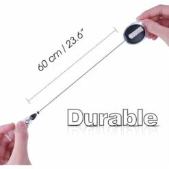 Fei Yu Porte-badge Rétractable Mousqueton Reel Clip Key Reel Pour Porte-cartes D'identité (paquet De 5) -Equipement antichute Soldes 58083200 3