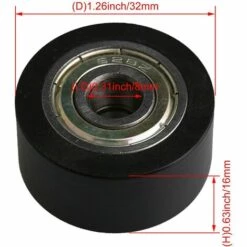 Fei Yu 4X Noir Plat Plastique Enduit De Poulie Scellée Roulement à Roulettes Chargement 149KG 7 Fei Yu 4X Noir Plat Plastique Enduit De Poulie Scellée Roulement à Roulettes Chargement 149KG -Equipement antichute Soldes 58083446 3