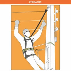 EPI - MATISERE Antichute à Rappel Automatique - Usage Vertical - 7 M - FA2040207B -Equipement antichute Soldes 58173090 3