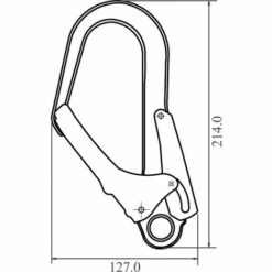 EPI - MATISERE Absorbeur D'énergie Fourche Avec Longes En Sangle NON FEU 1,5 M Avec 1 Mousqueton Ouv. 17 Mm Et 2 Mousquetons échafaudage Ouv. 55 Mm - FA3040215 -Equipement antichute Soldes 58173113 3
