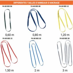 EPI - MATISERE Anneau D'ancrage Sangle - 2 M - FA6000520 -Equipement antichute Soldes 58173186 3