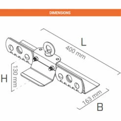 EPI - MATISERE Point D'ancrage Pour Joint Debout - 25 Mm - Inox - SIANK -Equipement antichute Soldes 58173791 4