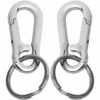 Ensoleillé 2pcs Porte-clés En Métal Porte-clés Mousqueton Clip Porte-clés Fermoirs Hommes Porte-clés -Equipement antichute Soldes 58175643 1