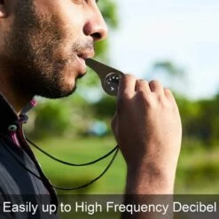 BEARSU Lot De 3 Sifflets De Survie D'urgence 3 En 1 Avec Boussole Et Thermomètre, Sifflet De Sécurité Puissant Avec Cordon Pour La Randonnée, Le Camping, Le Bateau, La Chasse, La Pêche -Equipement antichute Soldes 58188120 5