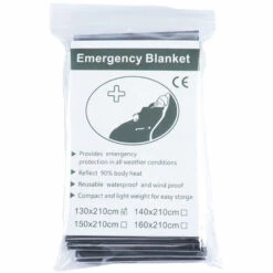 PERLE RARE Lot De 2 Couvertures Thermiques Réfléchissantes Pour Premiers Secours 132 X 210 Cm -Equipement antichute Soldes 58303287 5