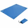 PERLE RARE Mini Pocket Pique-Nique Couverture Preuve Léger Et Durable Sable Imperméable Plage Camping Voyage Avec Tapis Sac Portable Pour Plein Air Activités (200 * 140cm) -Equipement antichute Soldes 58303504 1