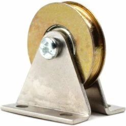 GRID COOL Poulie De Câble Murale - 3,8 Cm De Diamètre - Bloc De Montage Plat - Charge De Travail : 100 Kg (type L)