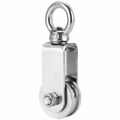 GRID COOL Poulie Avec1Roulements, Poulie Pour Cable, 34mm Poulie Inox 304