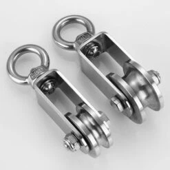 GRID COOL Poulie Avec1Roulements, Poulie Pour Cable, 34mm Poulie Inox 304 -Equipement antichute Soldes 58348791 5