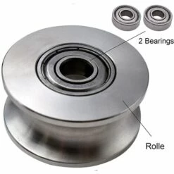 GRID COOL Poulie De Poulie Pour Cordes En Acier Inoxydable 304, Charge Maximale 500kg -Equipement antichute Soldes 58348910 3