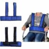 ROSIER Fauteuil Roulant, Sangle De Harnais De Ceinture De Fixation De Fauteuil Roulant Réglable, Ceinture De Sécurité élastique Antidérapante Et Respirante Pour Fauteuil Roulant (bleu)——VEBTles -Equipement antichute Soldes 58462965 1