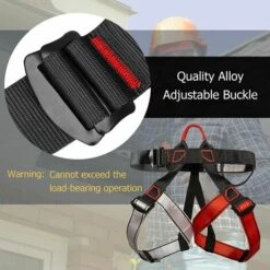 BEARSU Harnais D'escalade, Baudrier Escalade Harnais, Ceintures Guide Harnais De Sécurité Pour Alpinisme, Escalade, Rappel Certifié CE -Equipement antichute Soldes 58463223 4