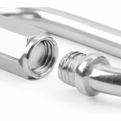 AOUGO Maillon Rapide Mousqueton à Vis M6 En Acier Inoxydable (lot De 8) - 5,9 Cm - Maillon De Chaîne Ovale En Forme De D - Mousqueton à Vis Pour Extérieur, Intérieur, Camping 10 AOUGO Maillon Rapide Mousqueton à Vis M6 En Acier Inoxydable (lot De 8) - 5,9 Cm - Maillon De Chaîne Ovale En Forme De D - Mousqueton à Vis Pour Extérieur, Intérieur, Camping -Equipement antichute Soldes 58575992 4