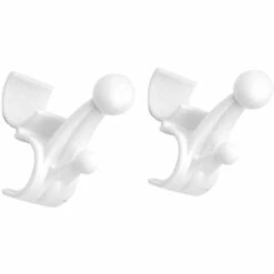 CERAMICSTORE-BATH Paire De Mousquetons Pour Radiateurs Modèle Tubulaire