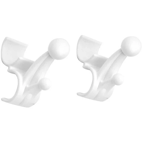 CERAMICSTORE-BATH Paire De Mousquetons Pour Radiateurs Modèle Tubulaire 3 CERAMICSTORE-BATH Paire De Mousquetons Pour Radiateurs Modèle Tubulaire