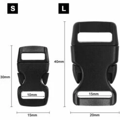 Lixada Lot De 20 Boucles De Dégagement Latérales Profilées Pour Bracelet En Paracorde Collier Pour Animal Domestique Sac à Dos 11 Lixada Lot De 20 Boucles De Dégagement Latérales Profilées Pour Bracelet En Paracorde Collier Pour Animal Domestique Sac à Dos -Equipement antichute Soldes 58674377 5