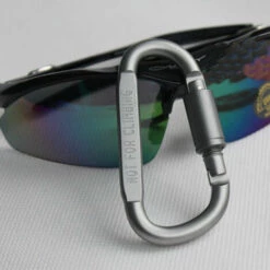 SUPERSELLER 5 Pièces En Alliage D'aluminium D Forme Mousqueton Vis Serrure Bouteille Crochet Boucle Suspendu Cadenas Porte-clés Camping Randonnée