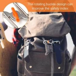 HIASDFLS Lot De 12 Mousquetons Mousqueton Mousqueton Porte-Clés En Forme De S Mousqueton En Métal Mousqueton En S Double Anneau Mousqueton Mini Mousqueton Pour Camping, Pêche, Randonnée, Voyage. -Equipement antichute Soldes 58678067 3