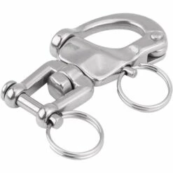 HIASDFLS Mousqueton Émerillon Émerillon, Maillon Rapide Mousqueton À Dégagement Rapide Pour Voilier Drisse Bateau Inox 316 -Equipement antichute Soldes 58678456 5