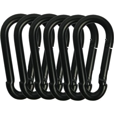 GDRHVFD Mousqueton En Acier Robuste Pour Le Camping, La Randonnée, Le Hamac 3 GDRHVFD Mousqueton En Acier Robuste Pour Le Camping, La Randonnée, Le Hamac