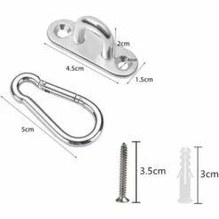 GDRHVFD Plaque À Œillets Et Mousqueton Rectangulaires En Acier Inoxydable 304 9 GDRHVFD Plaque À Œillets Et Mousqueton Rectangulaires En Acier Inoxydable 304 -Equipement antichute Soldes 58697005 4