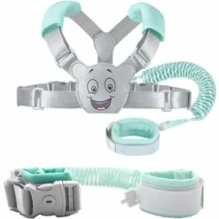 MODOU Anti Perdu Poignet Ceinture Pour Bébé Rênes De Sécurité Laisse Bracelet Poignet Lien Laisse Harnais De Sécurité Pour Enfant Souple Voyage Shopping Exploration Helper