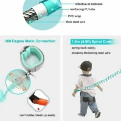 MODOU Anti Perdu Poignet Ceinture Pour Bébé Rênes De Sécurité Laisse Bracelet Poignet Lien Laisse Harnais De Sécurité Pour Enfant Souple Voyage Shopping Exploration Helper 11 MODOU Anti Perdu Poignet Ceinture Pour Bébé Rênes De Sécurité Laisse Bracelet Poignet Lien Laisse Harnais De Sécurité Pour Enfant Souple Voyage Shopping Exploration Helper -Equipement antichute Soldes 58751623 5