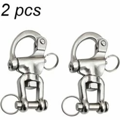 BARES Mousqueton Pivotant à Emerillon 2 Pièces Manille Inox Maillons Rapides En Acier Inoxydable 316 Mousqueton Inox Marine Crochet Attelage Crochet à Ressort Rapide Pour Drisse Voilier 70 Mm 9 BARES Mousqueton Pivotant à Emerillon 2 Pièces Manille Inox Maillons Rapides En Acier Inoxydable 316 Mousqueton Inox Marine Crochet Attelage Crochet à Ressort Rapide Pour Drisse Voilier 70 Mm -Equipement antichute Soldes 58784370 3